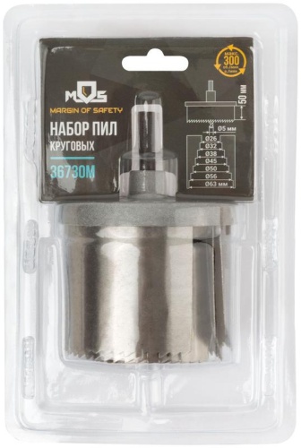 Пилы круговые с каленым зубом 2'', 26 - 63 мм | код 36730М | FIT фото 3