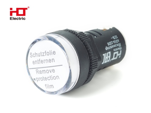 Лампа AD16-22DS(LED)матрица d22мм белый 12В IP40 HLT | код 085-06-05 | HLT