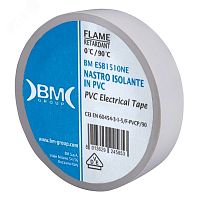 Изолента ПВХ 19 мм x 25 м, цвет серый | код BM-ESB1925GR | BM Group