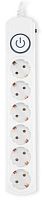 Сетевой фильтр Ippon BK-6-EU-3-16-W 3м (6 розеток) белый (коробка) | код 1804838 | IPPON