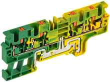Колодка клеммная CP-MC-PEN земля 4 вывода 4мм2 IEK | код YCT22-03-4-K52-004 | IEK