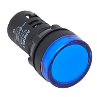 Световой индикатор AD16-22D(LED)матрица d22мм синий 220В AC (ANDELI) | код ADL10-162 | ANDELI