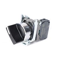 Переключатель SB4 в сборе модульный 22мм 2 позиции с фиксацией 1НО | код. SB4BD21 | Systeme Electric