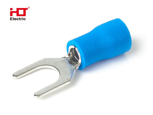 Наконечники НВИ 2.5-5 вилка 1.0-2.5мм синий HLT | код 084-04-17 | HLT