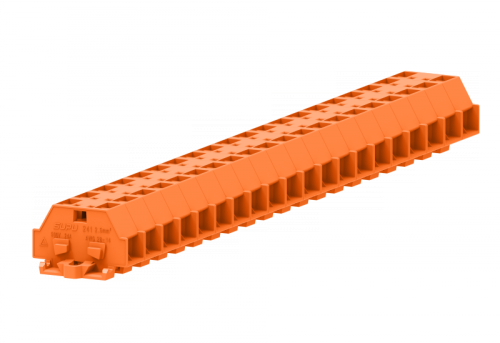241332 Клемма TB проходная 2-2 с бок. подключ. с крепеж.фланцами, оранж., шт | код 241332 | SUPU 241332 Клемма TB проходная 2-2 с бок. подключ. с крепеж.фланцами, оранж., шт | код 241332 | SUPU