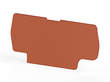 446 354, Концевой сегмент на клеммники YBK10, (красный), NPP / YBK 10 | код 0.0.0.4.46354 | KLEMSAN