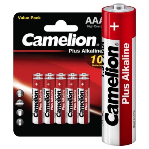 Элемент питания алкалиновый AA/LR6 1.5В Plus Alkaline BL10 (уп.10шт) Camelion 14854 фото 2