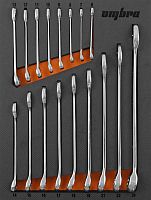 OMT17STE Набор ключей комбинированных в EVA ложементе 280х375 мм, 17 предметов | код OMT17STE | Ombra