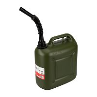 Канистра REXANT для ГСМ и технических жидкостей, вертикальная 10 л, пластиковая, усиленная | код 80-0205 | REXANT