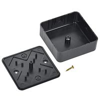 Коробка расп. КМ о/п 75х75х28мм черная | код UKO10-075-075-028-K02-E | IEK