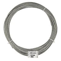 Трос для растяжки 2.0мм DIN 3055 сталь (уп.30м) Zitar 127844