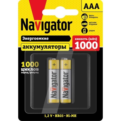 Аккумулятор 94 462 NHR-1000-HR03-BP2 | Код. 94462 | Navigator