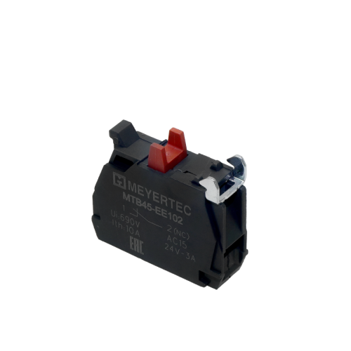 Блок-контакт для серий MTB4/MTB5, 1NC MTB45-EE102 | код 137199 | MEYERTEC Блок-контакт для серий MTB4/MTB5, 1NC MTB45-EE102 | код 137199 | MEYERTEC