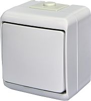 Выключатель 1-клавишный с подсветкой (IP54) VHE-1L | код 004668007 | ETI