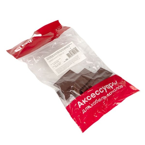 Угол внутренний (25х25) (4 шт) темное дерево-Plast | код ibd-25-25x4 | EKF фото 3