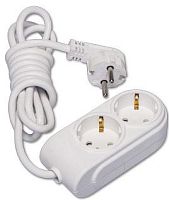 Удлинитель 2х10м с заземл. 16А IP20 ПВС 3х1.5 защ. шторки Makel N2210084