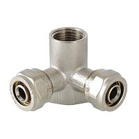 Водорозетка обжимная проходная 16х1/2" | код. VTm.334.N.160416 | VALTEC