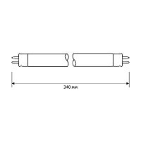 Лампа люминесцентная FT4-8W/33 8Вт T4 4200К G5 Camelion 5864