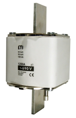 Предохранитель с ударной иглой NH-4a_K/gG 1000 A 690V | код 004116189 | ETI Предохранитель с ударной иглой NH-4a_K/gG 1000 A 690V | код 004116189 | ETI