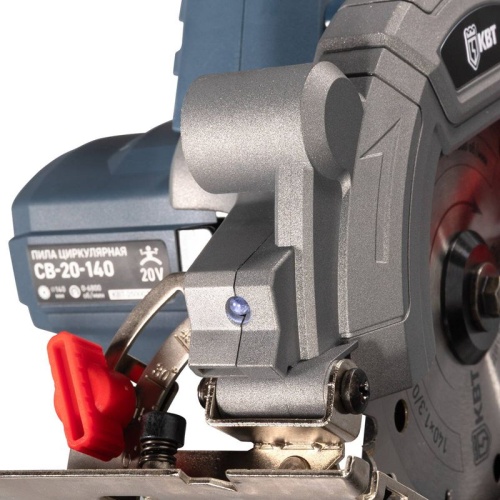Пила циркулярная аккумуляторная CB-20-140 (без АКБ и заряд. устр.) КВТ 104540 фото 5