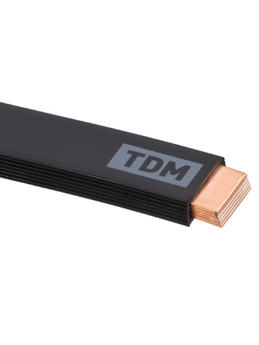 Шина медная гибкая изолированная ШМГ 6х(32х1), 2м, TDM | код SQ0841-0006 | TDM