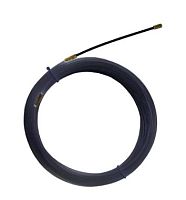 Нейлоновая кабельная протяжка НКП диаметр 4мм длина 5м с наконечниками (черная) TDM | код SQ0590-0021 | TDM