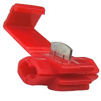 Скотчлок врезного типа RUICHI CW-1.25, 10 А, 22-18 AWG, 0,5-1,0 мм?, красный | код 67748 | Ruichi