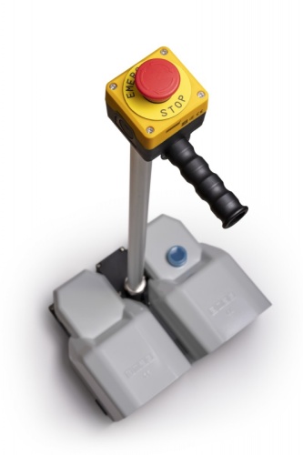 Рукоятка металлическая с аварийной кнопкой | код PDABE | EMAS