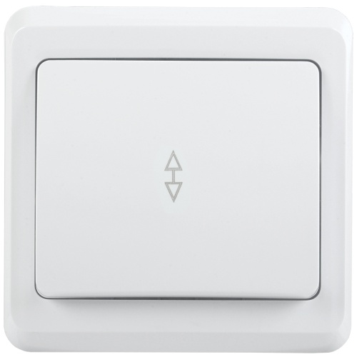 Выключатель 1-клавишный проходной ВСп10-1-0-ВБ 10А ВЕГА белый | код EVV12-K01-10-DM | IEK