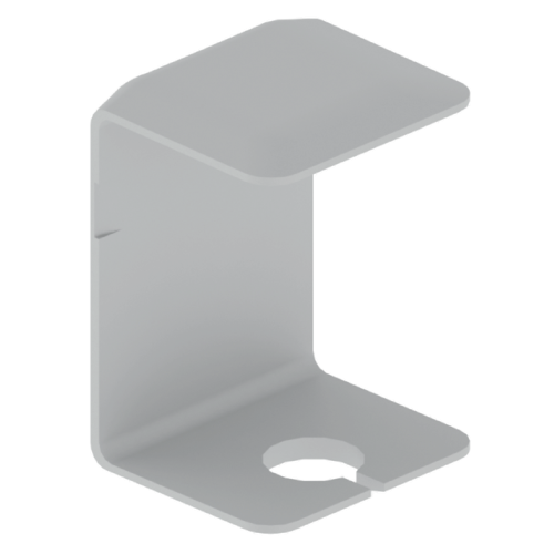 Зажим крышки IK 10 серый RAL7030 60 ПВХ-М1 | код 66845 | Unex