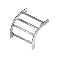 Угол вертикальный внешний 90 градусов, 100х200 R300 в комплекте с крепежными элементами и соединительными пластинами, необходимымидля монтажа | код LO1320K | DKC