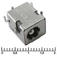 Разъём питания штырьковый RUICHI PJ017 2.5 мм, SMD монтаж | код 83475 | Ruichi