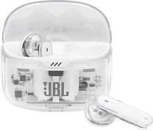 Гарнитура внутриканальные JBL Tune Beam Ghost белый беспроводные bluetooth в ушной раковине (JBLTBEAMGWHTAS) | код 2000626 | JBL