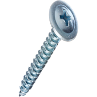 Саморез с прессшайбой 4.2х32 острый оцинкованный | код screw-MM-32o | Крепдил