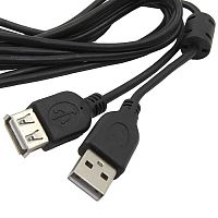 Кабель компьютерный USB соединительный с фильтром SZC USB-AF-USB-A(m), 1.8 м | код 110048 | SZC