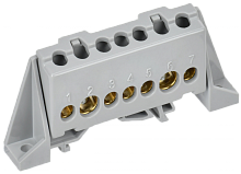 TEKFOR Шина L фаза в комб. изол. Стойка 8х12-7-Ср IEK | код TF-NN20-07-DP-K03 | IEK
