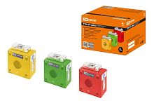 Трансформатор тока измерительный ТТН 30T/150/5-5VA/0,5-Р (3 шт., color) TDM | код SQ1101-1210| TDM