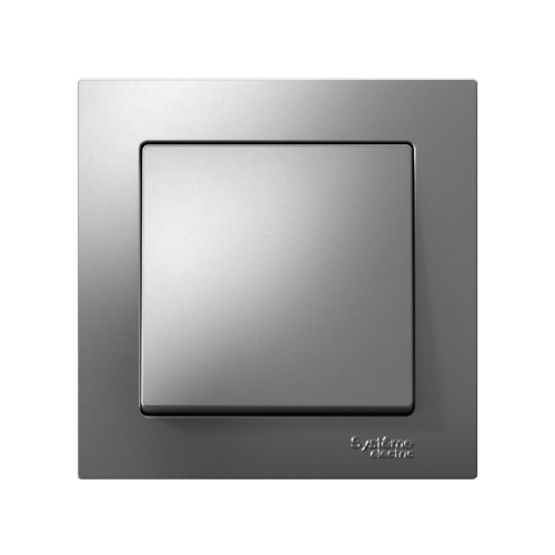 ATLASDESIGN 1-клавишный ВЫКЛЮЧАТЕЛЬ, сх.1, 10АХ, в сборе, быстрозажимные клеммы, СТАЛЬ | код ATN000912S | Systeme Electric фото 2