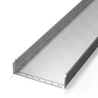 Лоток неперфорированный Стандарт INOX (AISI 304) 400х100х3000 (1,0 мм) (3 м/уп) Промрукав | код PR16.2319 | ПРОМРУКАВ