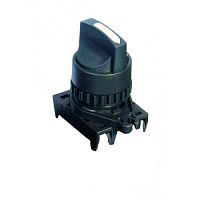 Головка переключателя S2SR-S5W, с короткой ручкой указатель белый, 3-х позиционный 60 с самовозвратом из 2-х положений, монтажное отверстие 22/25мм | код A8026-A5550001811 | РЕЛЕ И АВТОМАТИКА