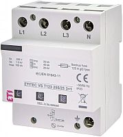 Ограничитель перенапряжения ETITEC VS T123 255/25 (3+1) RC | код 002442936 | ETI