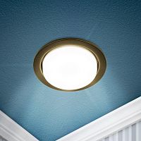 Светильник точечный KL70 SBK GX53 встраив. черн. матов. ЭРА | код Б0057476 | Эра