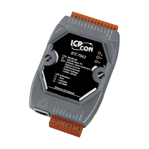 ET-7042 CR 16-channel Sink Type Open Collector Isolated Digital Output Module (RoHS) | код 00-06016335 | ICP DAS