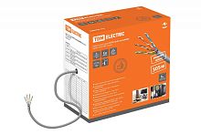 Кабель витая пара U/UTP Cat 5e 4х2х24AWG (305м) solid. ПВХ. серый ТРТС | код SQ0107-0101 | РЭМЗ ТМ