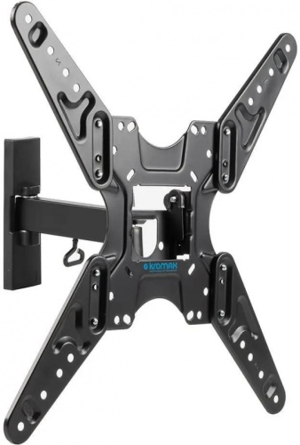 Кронштейн для телевизора Kromax OPTIMA-413 серый 20-55 макс.30кг настенный поворотно-выдвижной и наклонный | код 1404318 | KROMAX