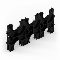 Кластер для двустенных труб d32 мм, тройной, двухсторонний (130 шт/кор) Промрукав | код PR13.02575 | ПРОМРУКАВ