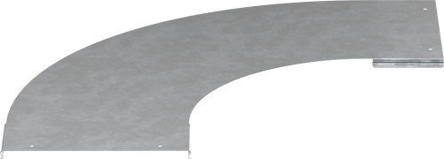 Крышка поворота лестничного LESTA 90град основание 200мм R300 HDZ | код CPG04D-4-90-200-10-HDZ | IEK