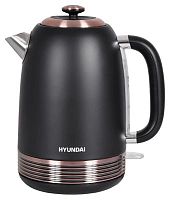 Чайник электрический Hyundai HYK-S4501 1.7л. 2200Вт черный/бронзовый (корпус: нержавеющая сталь/пластик) | код 1388324 | HYUNDAI