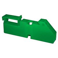 Изолятор на DIN рейку зелёный HLT | код 081-21-02| HLT