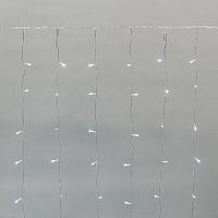 Гирлянда Дождь светодиодный 2х1,5м, эффект мерцания, прозрачный провод, IP44, 230В, диоды БЕЛЫЕ, 150LED NEON-NIGHT | код 235-515 | NEON-NIGHT